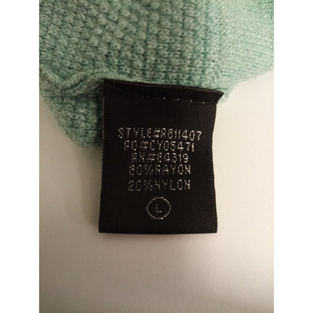 Cyrus Women's Green Blue Cardigan Duster Sweater Size Large - Picture 6 of 7